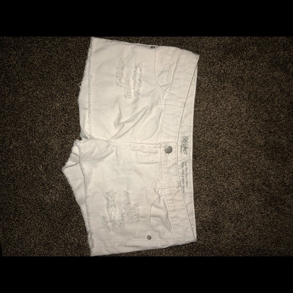 White target shorts